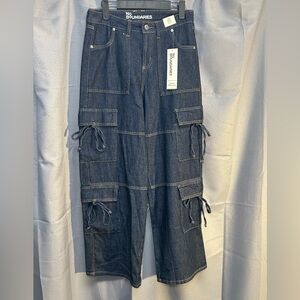 Women/Teen Wide Leg Cargo Jeans
